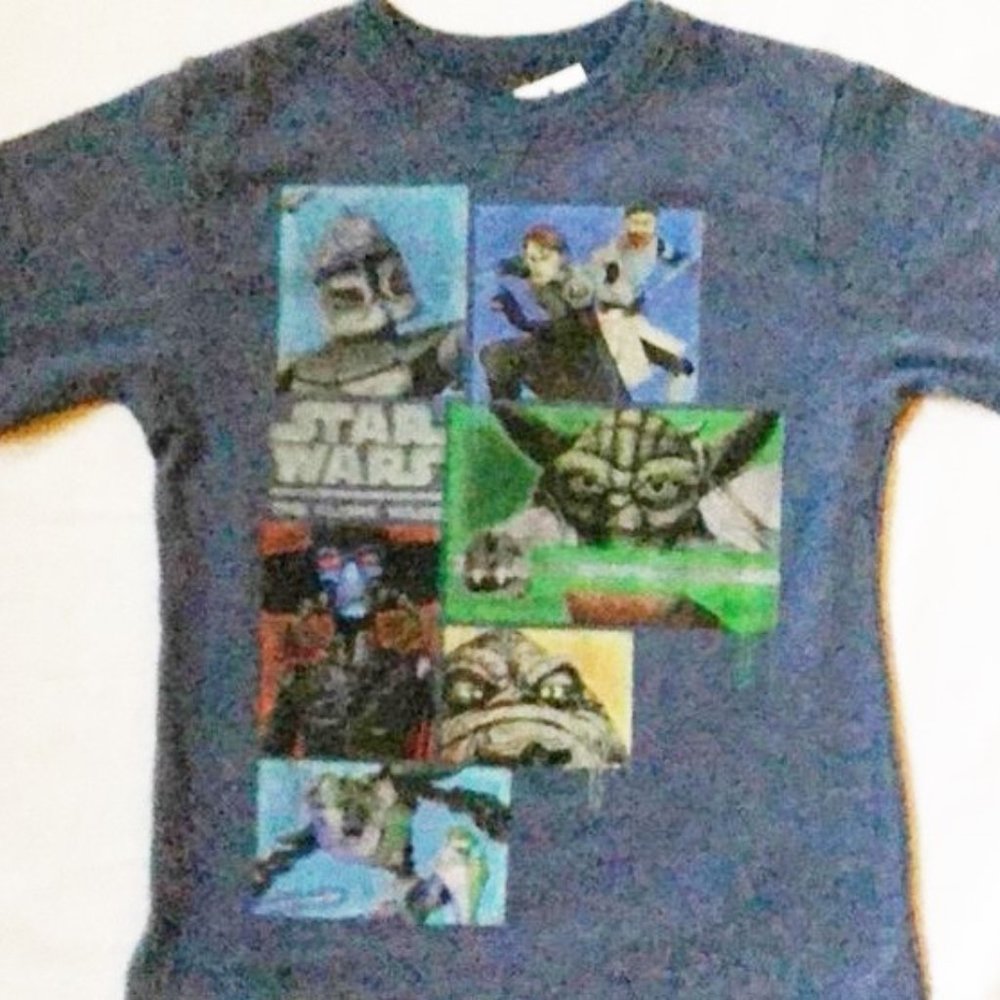 T-shirt Star Wars boys new size XS 60% cotton 40% polyester Lucasfilm LTD & TM